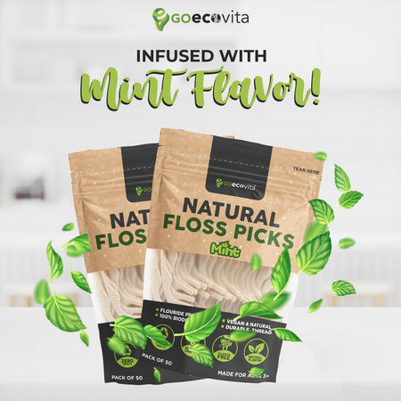 Biodegradable Floss Picks - Mint