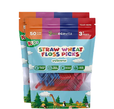 Biodegradable Kids Flossers - Unflavored