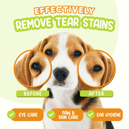 Pet Eye Wipes for Dogs & Cats